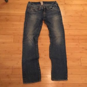 True Religion Medium Wash Jeans 31 Long